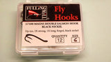 MAGNI Double Salmon Hooks 12 per  Pack in BLACK, GOLD, SILVER from Fulling Mill