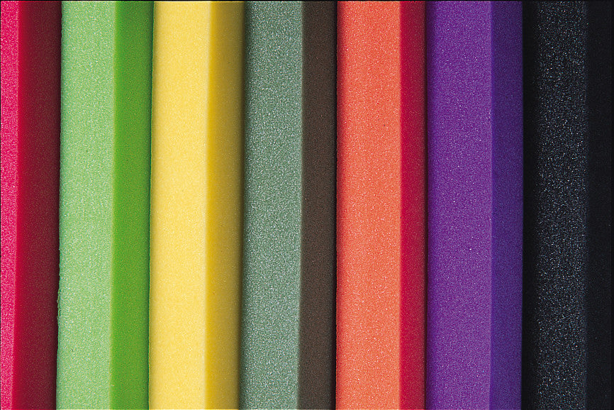 Micro-Cellular Platazote Foam Blocks Assorted Colours