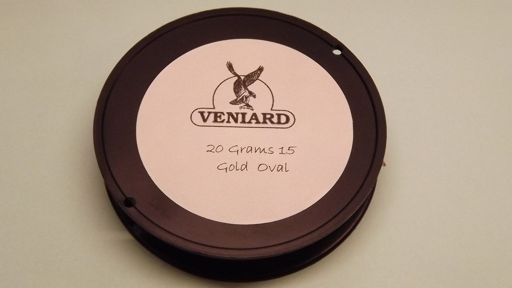 Veniards Bulk 20 HGram Reel of Oval Tinsels in Gold & Silver