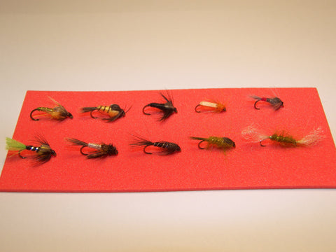 10 Nymph Single trout Flies in a blister pack would make a ideal gift FROM FLYMAKERS