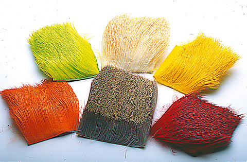Deer Hair Packet Plain Dyed Assorted Colours