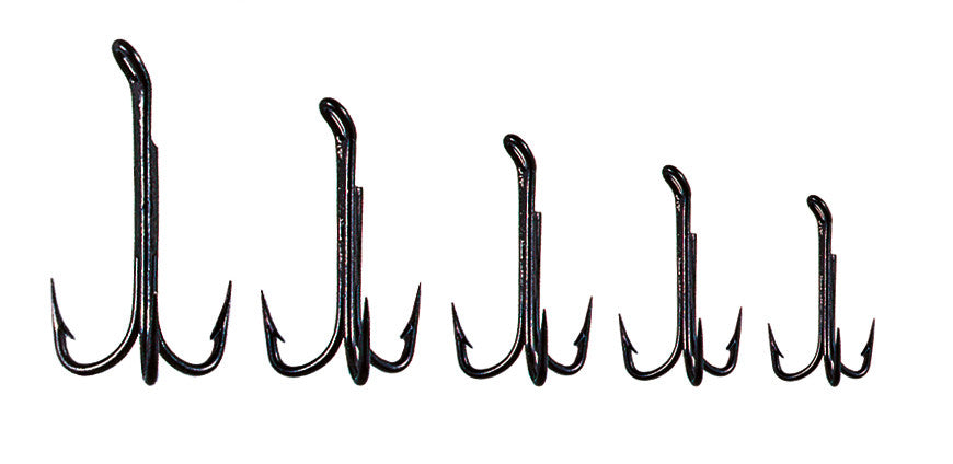 ESMOND DRURY Treble Hooks in BLACK, GOLD and SILVER 10 Per Packet –  D.FORBES FLYTYING MATERIALS