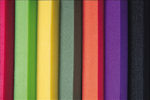 Micro-Cellular Platazote Foam Blocks Assorted Colours