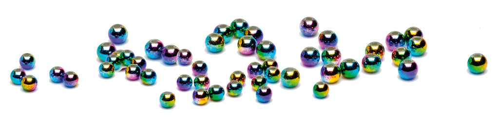Veniards Rainbow Beads 30 Multi-Colour Sizes 3mm & 4mm 30 per Packet
