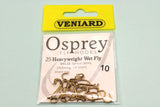 WET FLY HEAVYWEIGHT TROUT FLY HOOKS CODE VH121 FROM OSPREY 25 PER PACKET