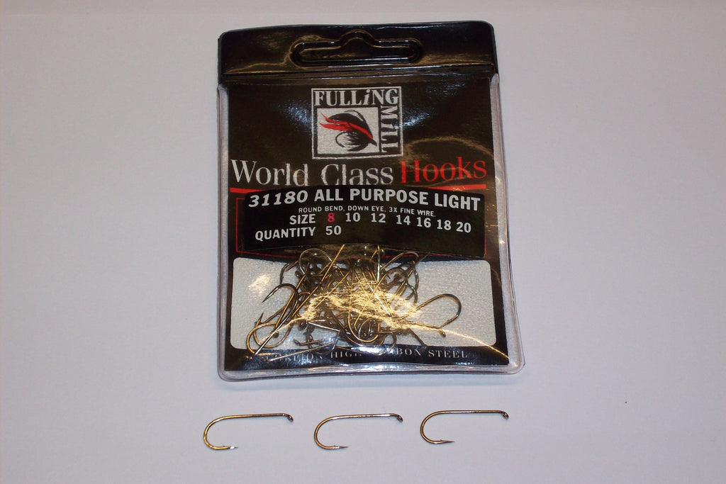 All Purpose LIGHTWEIGHT Trout Hooks Code 31180 from FULLINGMILL 50 Per Pcket  T