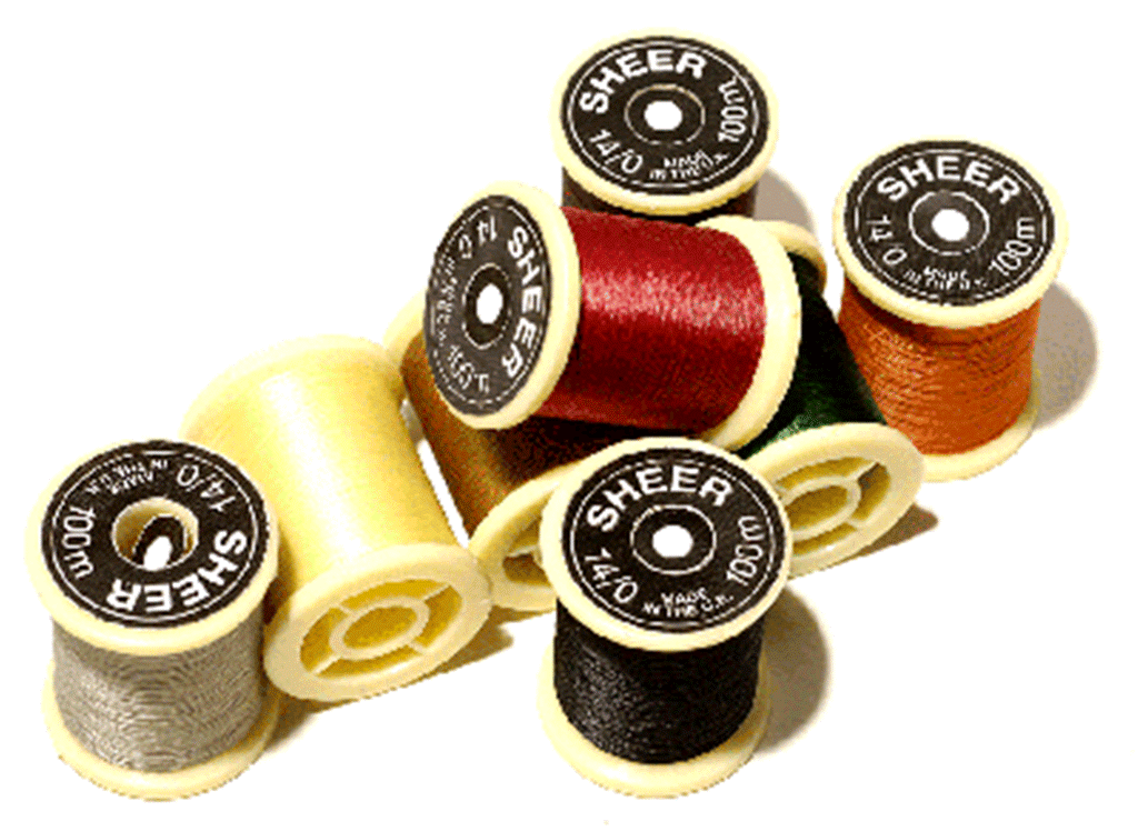 Sheer Ultrfine Fly Tying Threads Size 14/0 Assorted Colours IN 100 Metre Reels