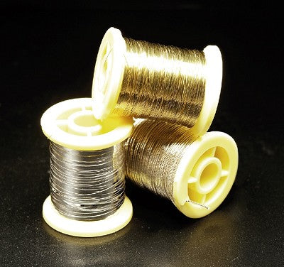 Veniards Oval Tinsel Reels in Gold and Silver