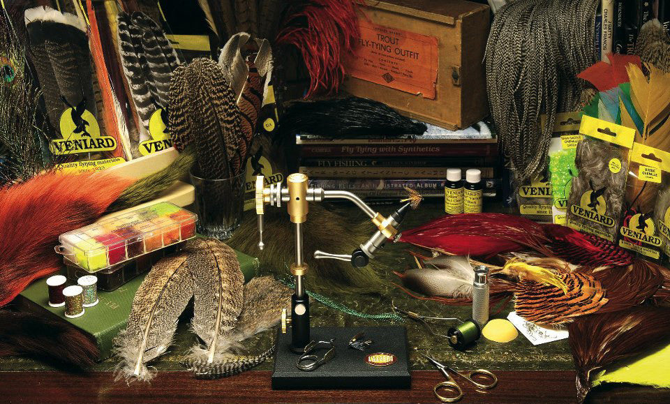 fly tying materials, hooks & tools